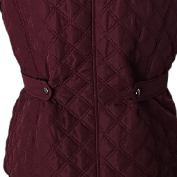 Weatherproof Mulberry Quilted Faux Fur Lined Vest M - Picture 7 of 10